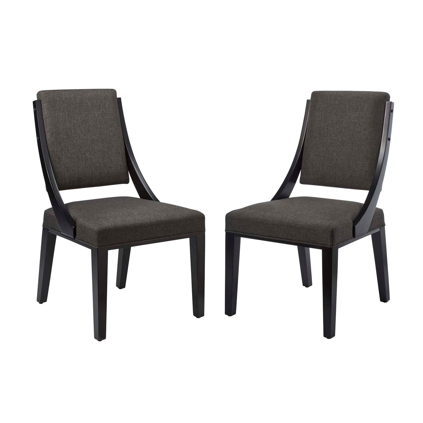 Cambridge Upholstered Fabric Dining Chairs - Set of 2 By Modway - EEI-4553 | Dining Chairs | Modishstore - 9