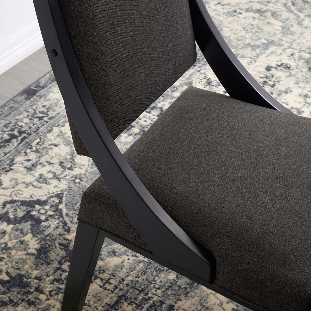 Cambridge Upholstered Fabric Dining Chairs - Set of 2 By Modway - EEI-4553 | Dining Chairs | Modishstore - 15