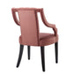 Virtue Performance Velvet Dining Chairs - Set of 2 By Modway - EEI-4554 | Dining Chairs | Modishstore - 5