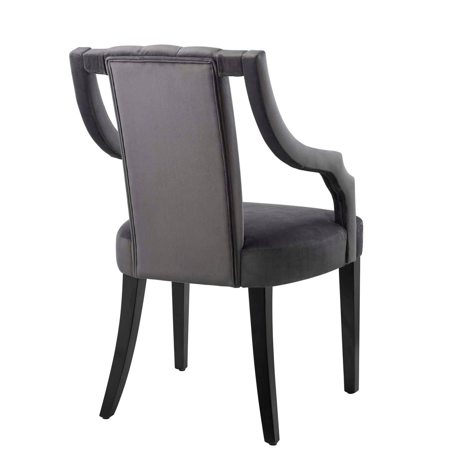 Virtue Performance Velvet Dining Chairs - Set of 2 By Modway - EEI-4554 | Dining Chairs | Modishstore - 12