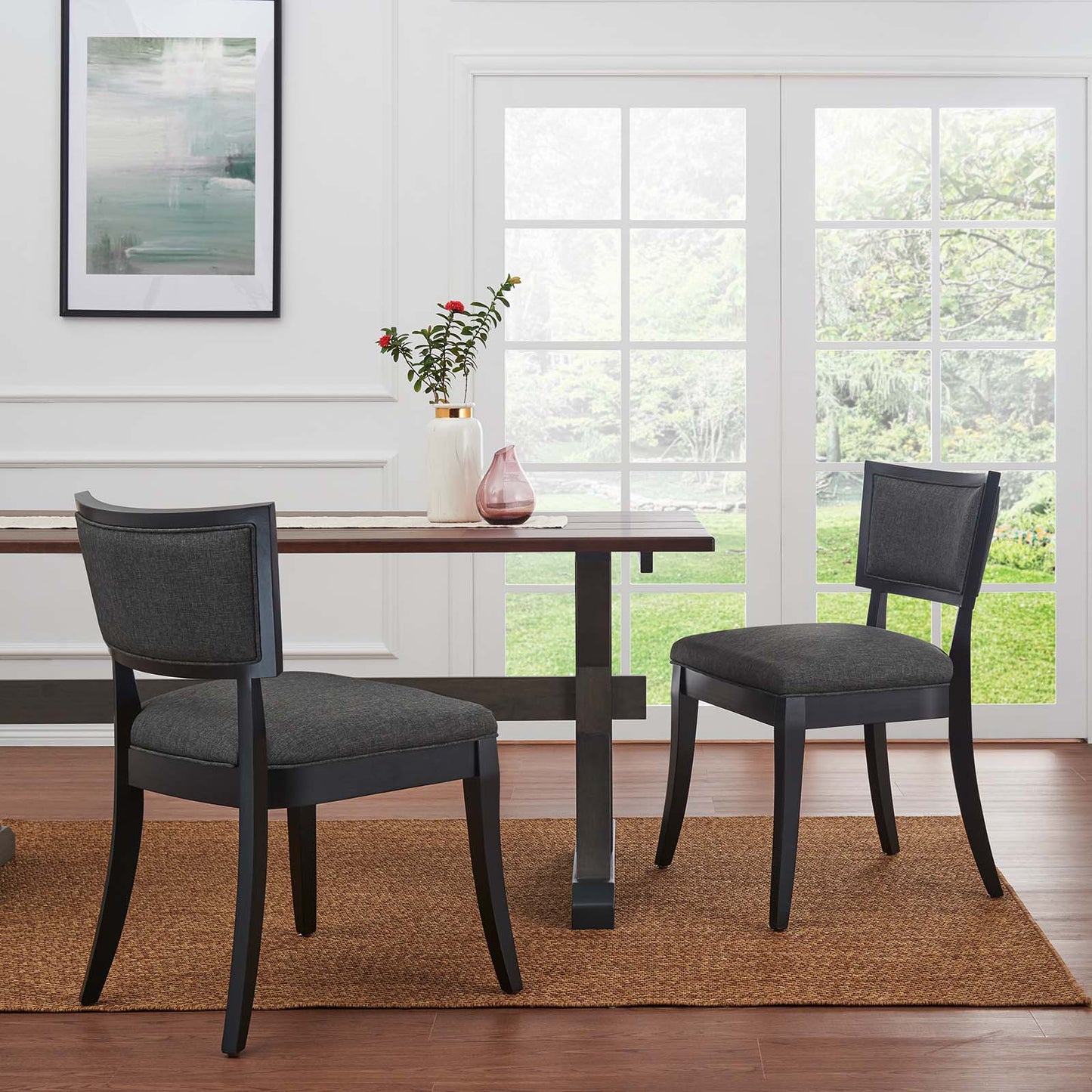 Pristine Upholstered Fabric Dining Chairs - Set of 2 By Modway - EEI-4557 | Dining Chairs | Modishstore - 16