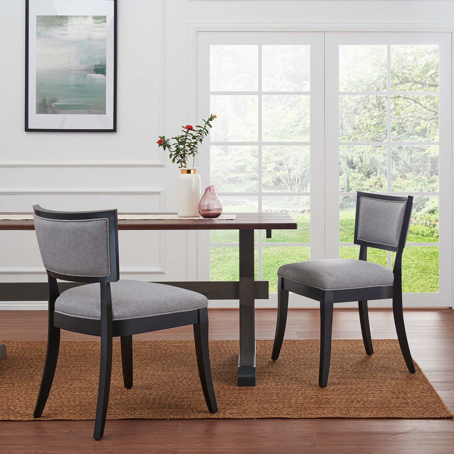 Pristine Upholstered Fabric Dining Chairs - Set of 2 By Modway - EEI-4557 | Dining Chairs | Modishstore - 24