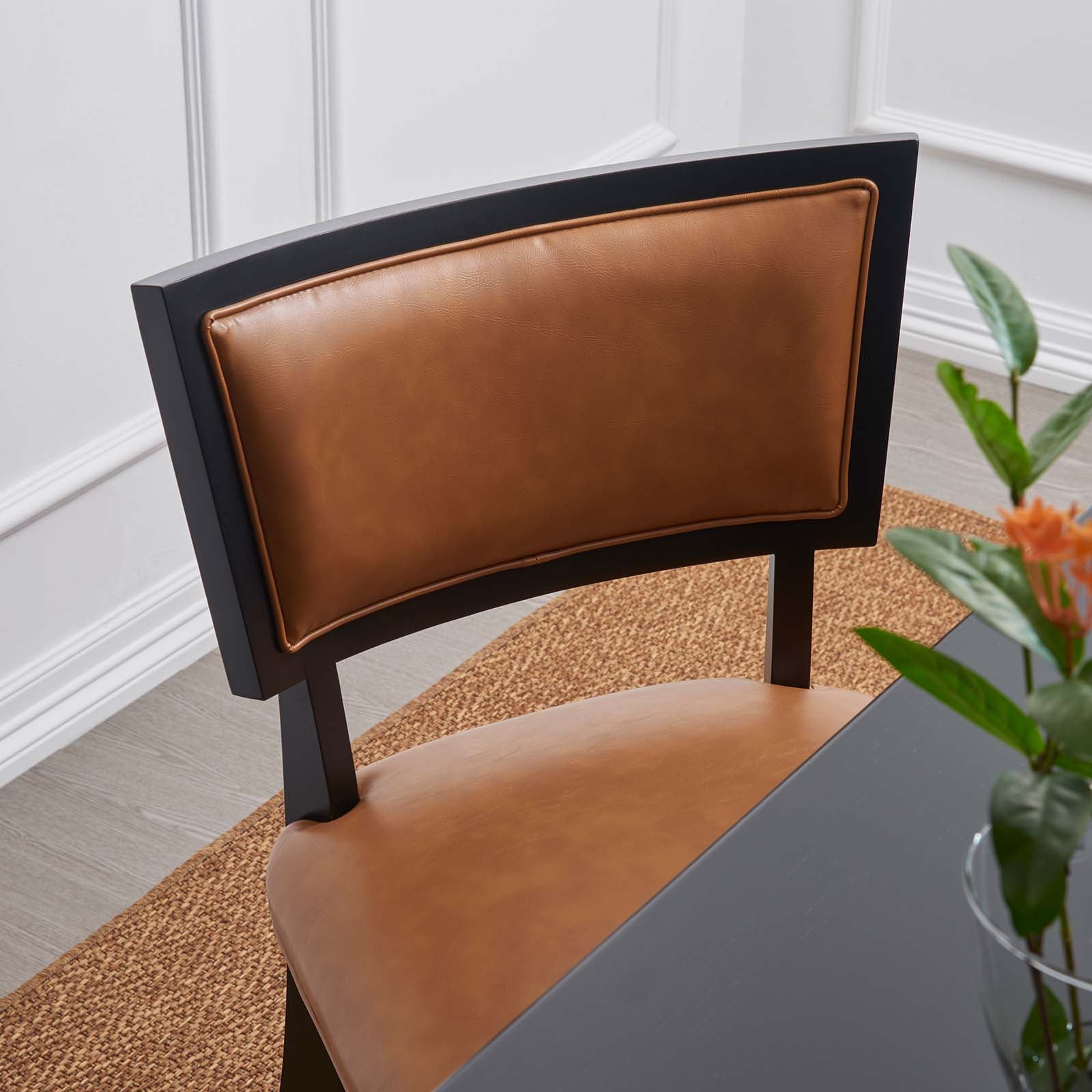 Pristine Vegan Leather Dining Chairs - Set of 2 By Modway - EEI-4558 | Dining Chairs | Modishstore - 8
