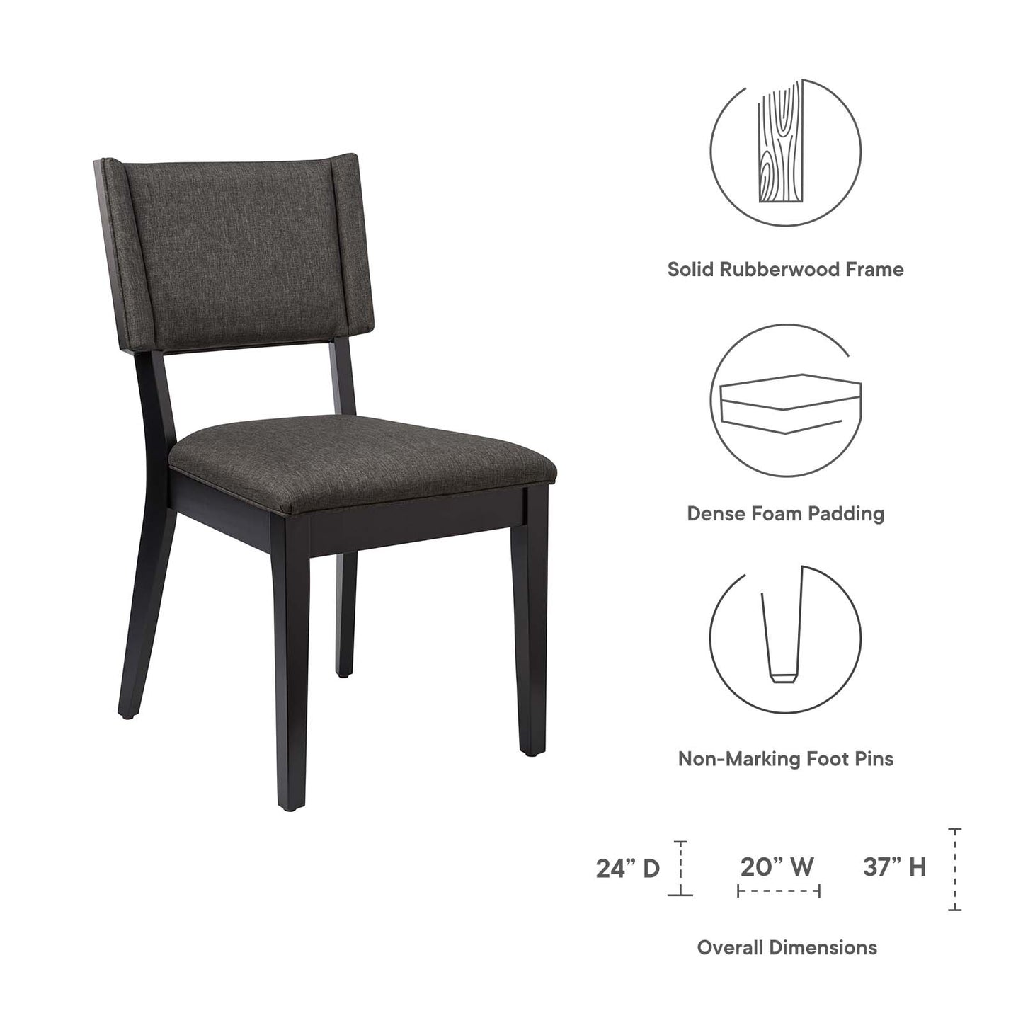 Esquire Dining Chairs - Set of 2 By Modway - EEI-4559 | Dining Chairs | Modishstore - 14