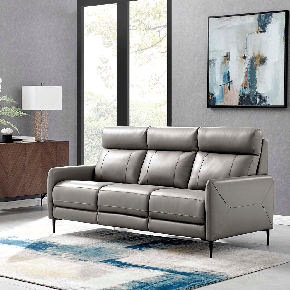 Modway Huxley Leather Sofa - EEI-4561 | Sofas | Modishstore - 1