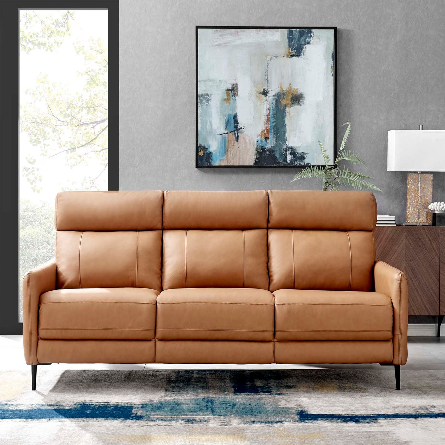 Modway Huxley Leather Sofa | Sofas | Modishstore-5