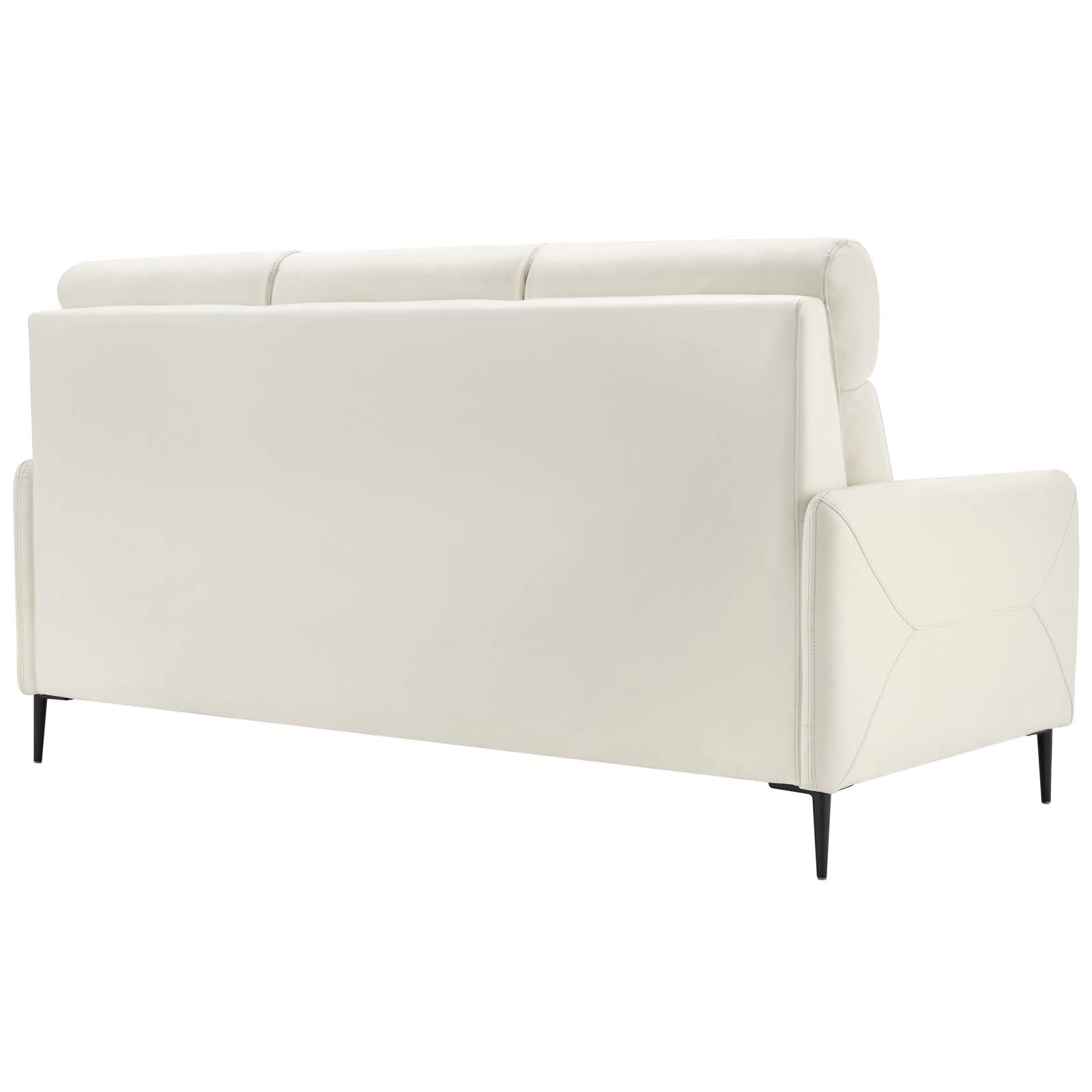 Modway Huxley Leather Sofa | Sofas | Modishstore-11