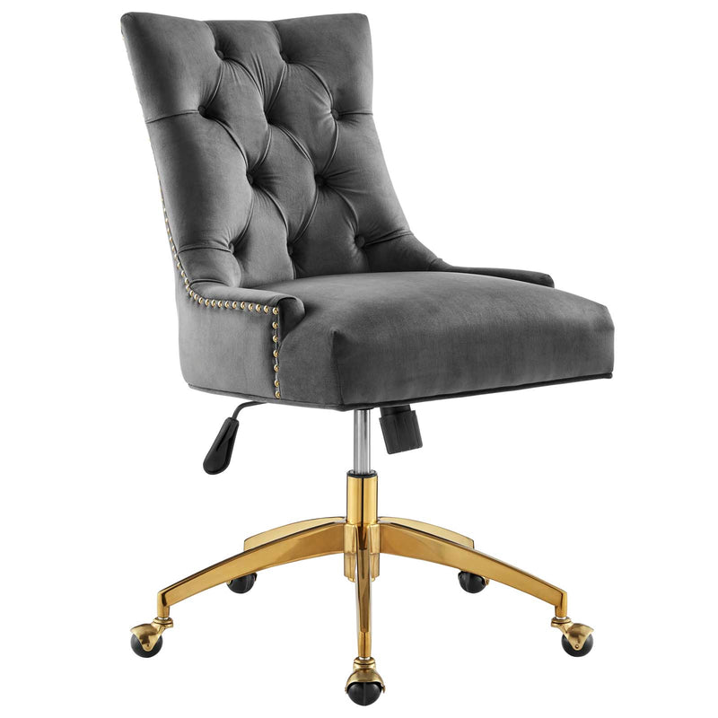 Modway Regent Tufted Performance Velvet Office Chair - EEI-4571 | Office Chairs | Modishstore - 10