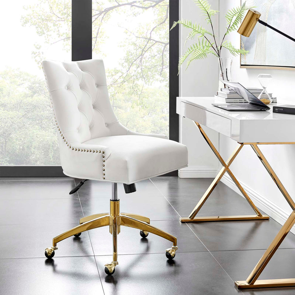Modway Regent Tufted Performance Velvet Office Chair - EEI-4571 | Office Chairs | Modishstore - 21