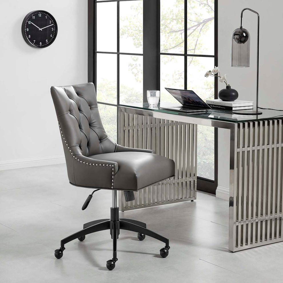 Modway Regent Tufted Vegan Leather Office Chair - EEI-4573 | Office Chairs | Modishstore - 5