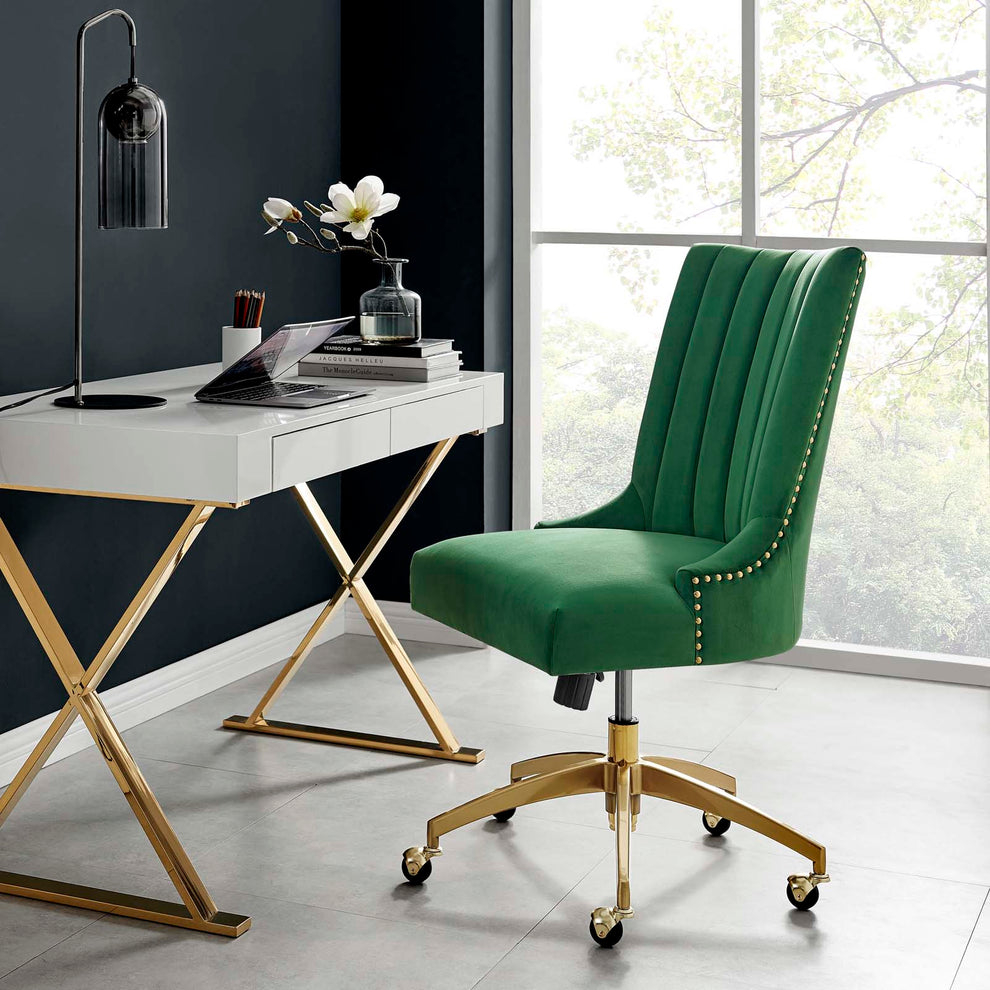 Modway Empower Channel Tufted Performance Velvet Office Chair - EEI-4575 | Office Chairs | Modishstore - 5