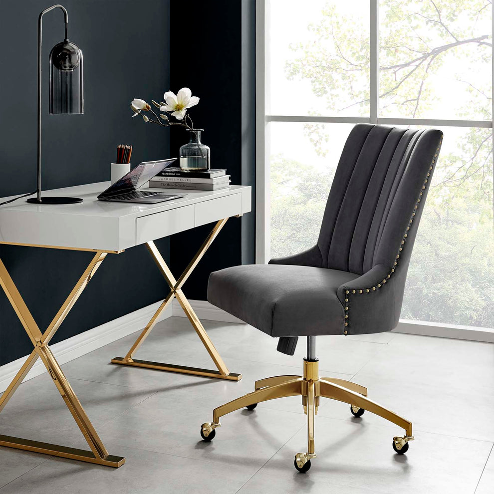 Modway Empower Channel Tufted Performance Velvet Office Chair - EEI-4575 | Office Chairs | Modishstore - 9