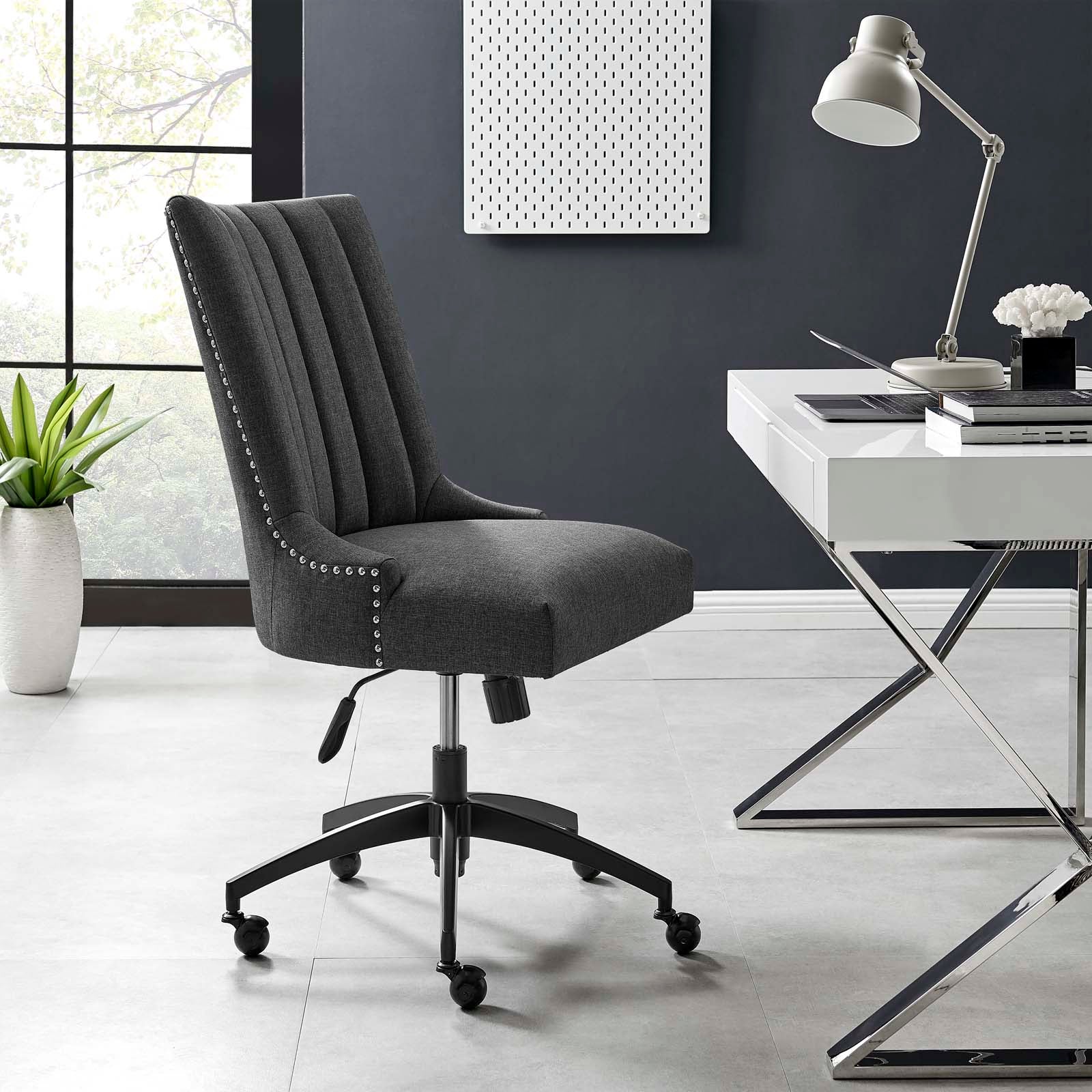 Modway Empower Channel Tufted Fabric Office Chair | Office Chairs | Modishstore-4