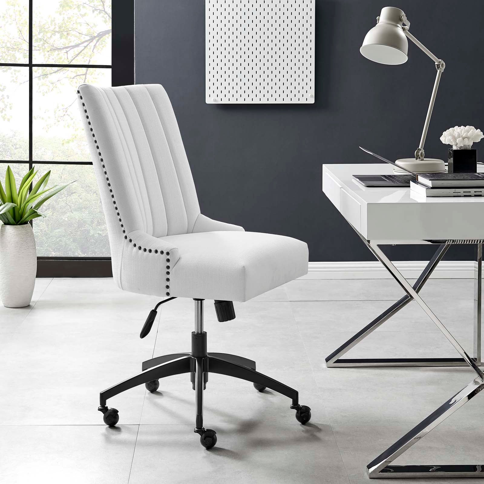 Modway Empower Channel Tufted Fabric Office Chair | Office Chairs | Modishstore-13