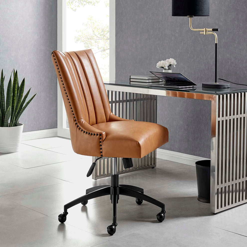 Modway Empower Channel Tufted Vegan Leather Office Chair - EEI-4577 | Office Chairs | Modishstore - 8