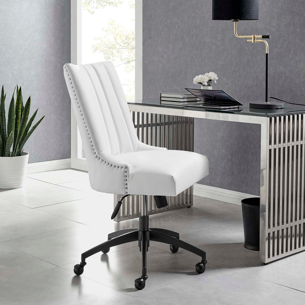 Modway Empower Channel Tufted Vegan Leather Office Chair - EEI-4577 | Office Chairs | Modishstore - 12