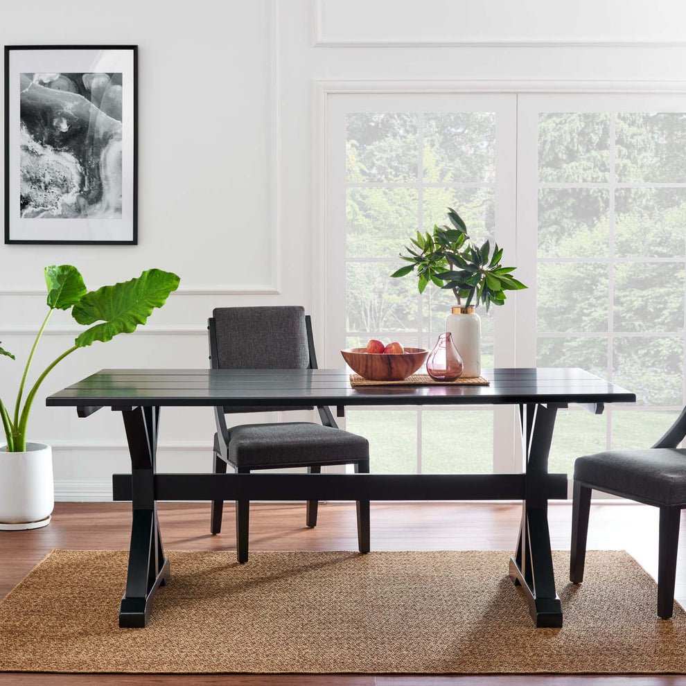 Windchime 71" Wood Dining Table By Modway - EEI-4579 | Dining Tables | Modishstore - 1