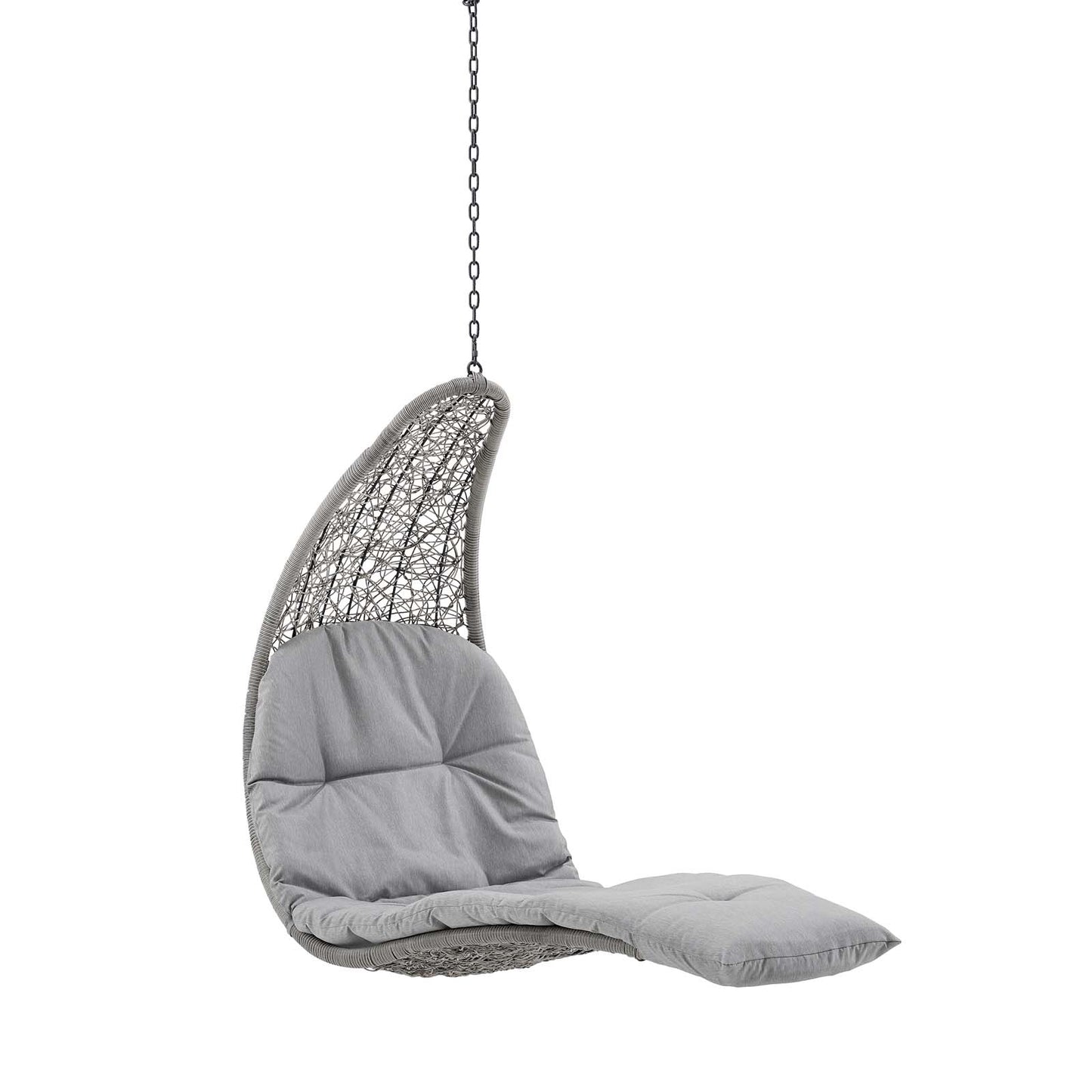 Landscape Outdoor Patio Hanging Chaise Lounge Outdoor Patio Swing Chair By Modway - EEI-4589 | Outdoor Porch Swings | Modishstore - 7