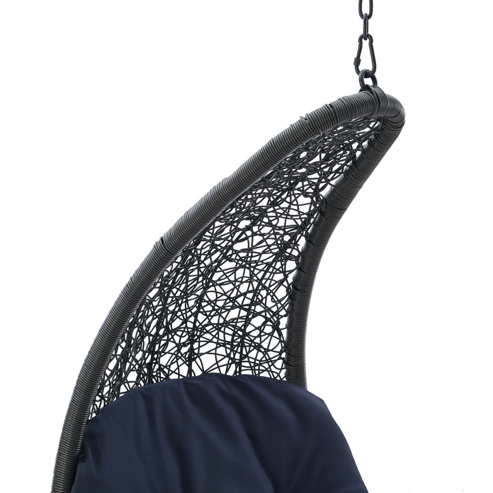 Landscape Outdoor Patio Hanging Chaise Lounge Outdoor Patio Swing Chair By Modway - EEI-4589 | Outdoor Porch Swings | Modishstore - 15