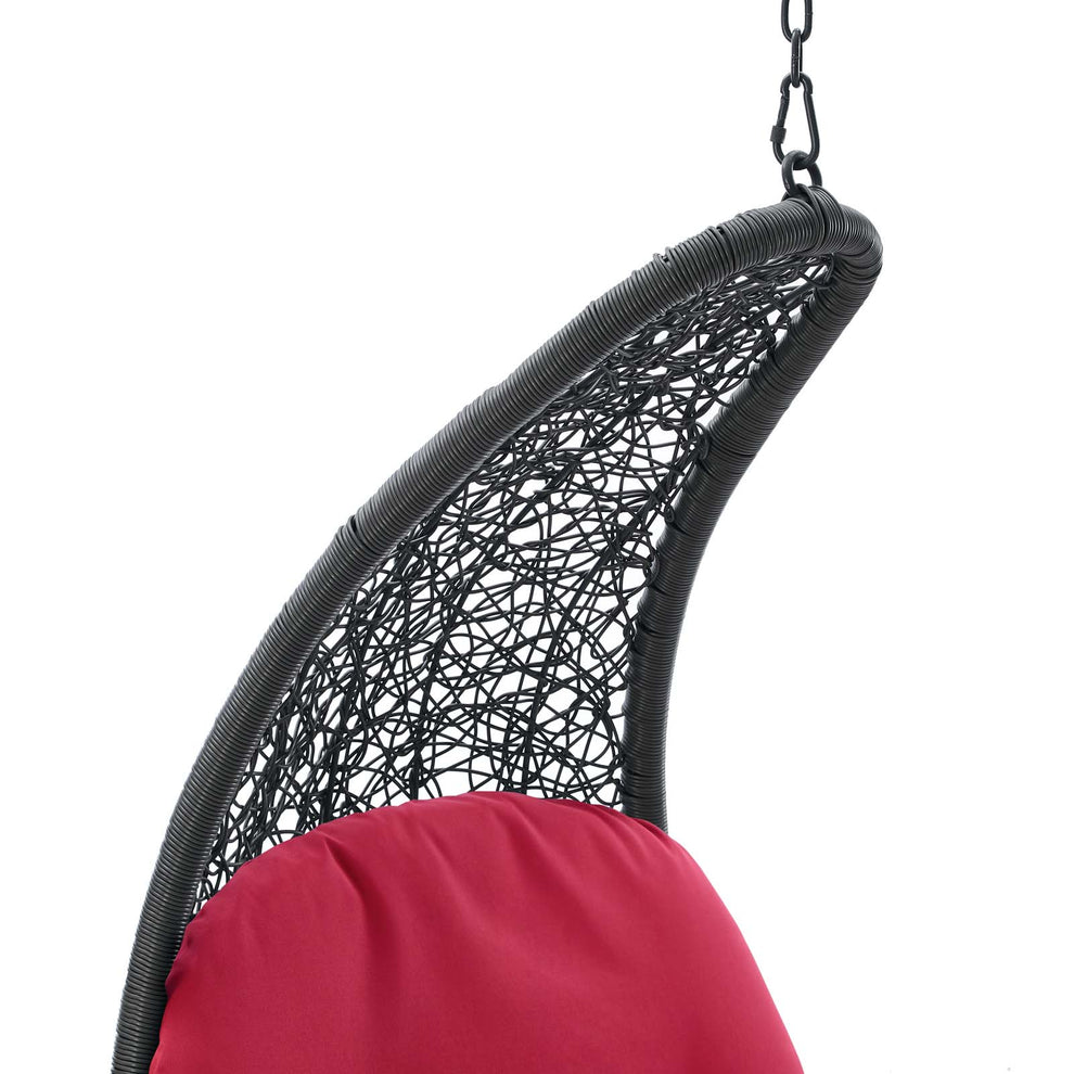 Landscape Outdoor Patio Hanging Chaise Lounge Outdoor Patio Swing Chair By Modway - EEI-4589 | Outdoor Porch Swings | Modishstore - 20