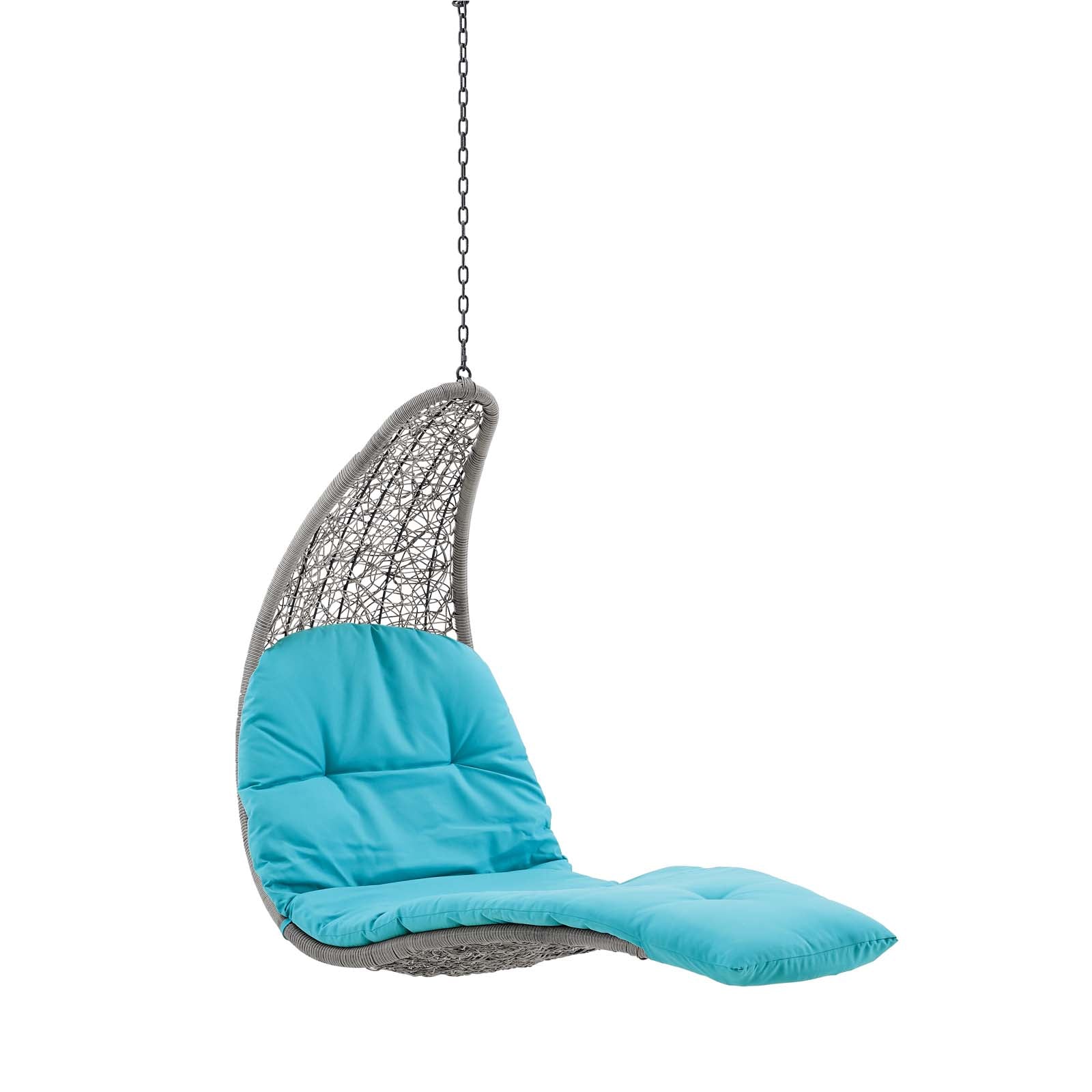 Landscape Outdoor Patio Hanging Chaise Lounge Outdoor Patio Swing Chair By Modway - EEI-4589 | Outdoor Porch Swings | Modishstore - 22