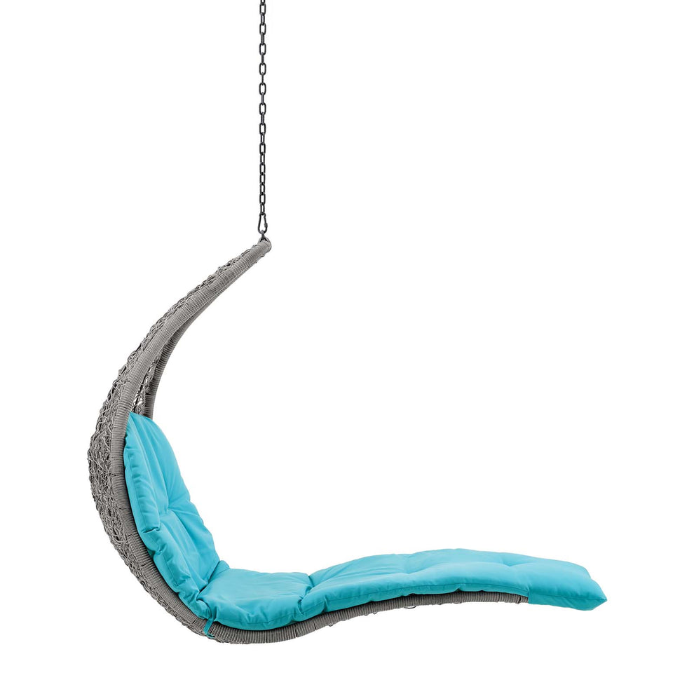 Landscape Outdoor Patio Hanging Chaise Lounge Outdoor Patio Swing Chair By Modway - EEI-4589 | Outdoor Porch Swings | Modishstore - 23