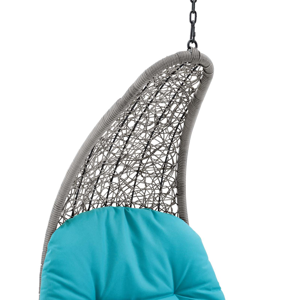 Landscape Outdoor Patio Hanging Chaise Lounge Outdoor Patio Swing Chair By Modway - EEI-4589 | Outdoor Porch Swings | Modishstore - 24