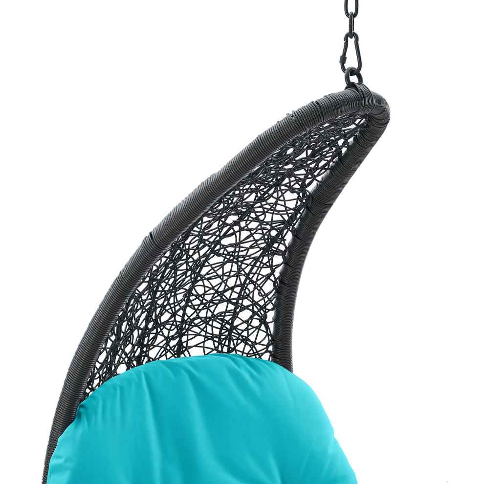 Landscape Outdoor Patio Hanging Chaise Lounge Outdoor Patio Swing Chair By Modway - EEI-4589 | Outdoor Porch Swings | Modishstore - 25