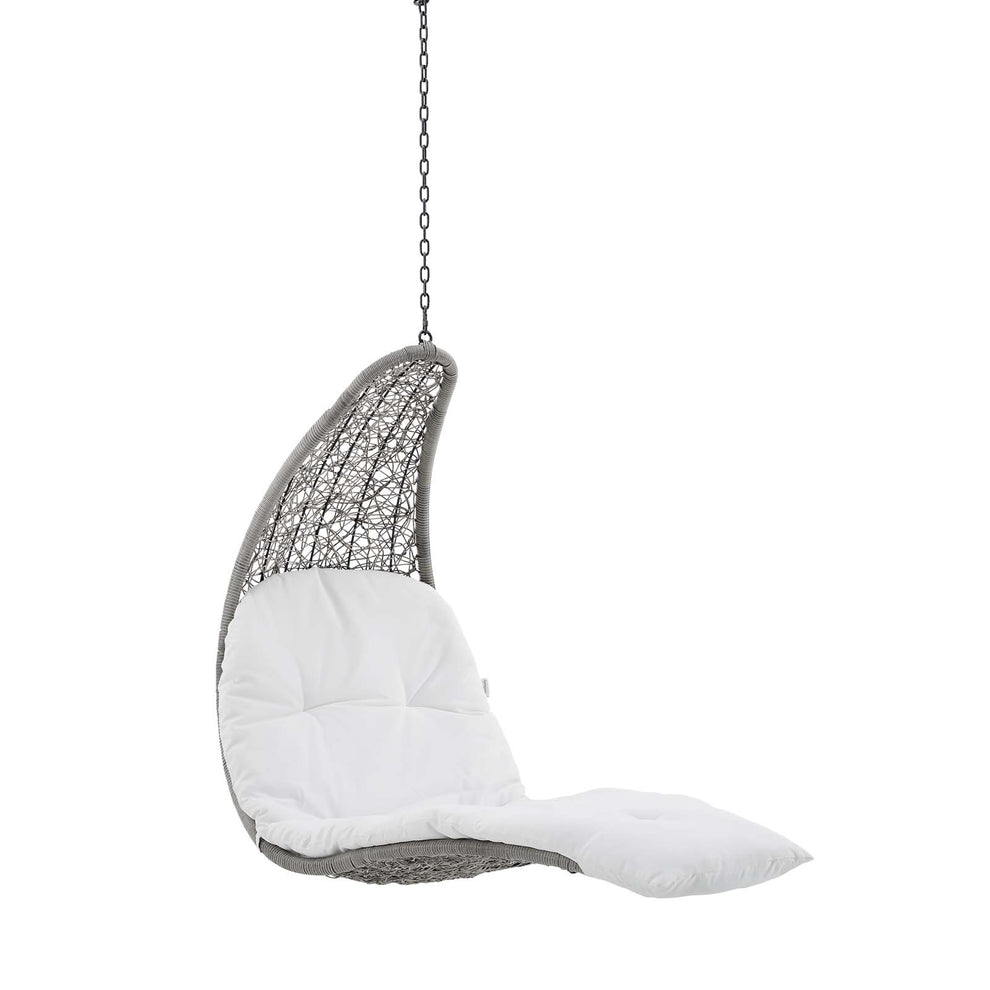 Landscape Outdoor Patio Hanging Chaise Lounge Outdoor Patio Swing Chair By Modway - EEI-4589 | Outdoor Porch Swings | Modishstore - 27