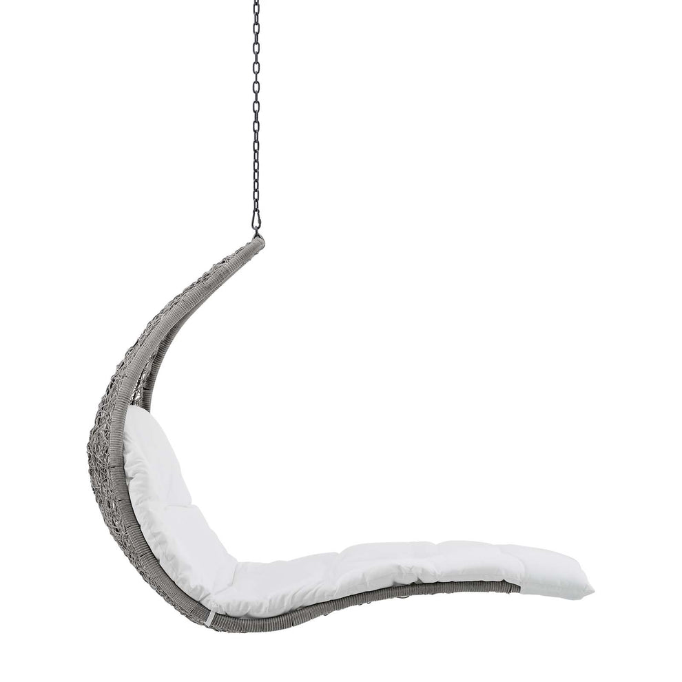 Landscape Outdoor Patio Hanging Chaise Lounge Outdoor Patio Swing Chair By Modway - EEI-4589 | Outdoor Porch Swings | Modishstore - 28