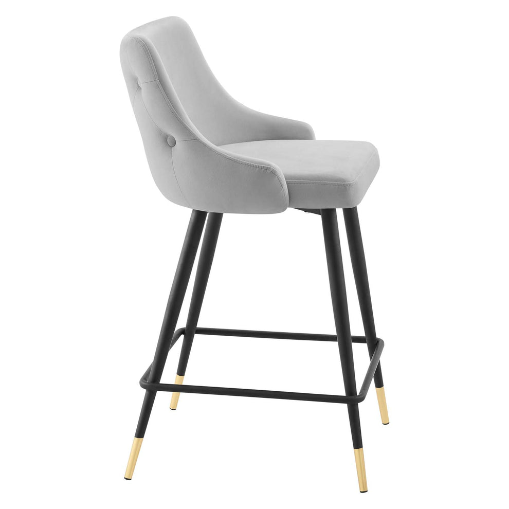 Adorn Performance Velvet Counter Stool Set of 2 By Modway - EEI-4594 | Counter Stools | Modishstore - 4