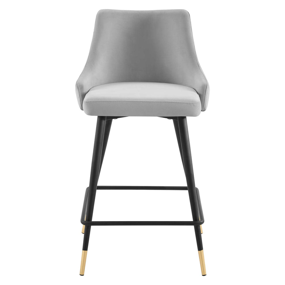 Adorn Performance Velvet Counter Stool Set of 2 By Modway - EEI-4594 | Counter Stools | Modishstore - 6