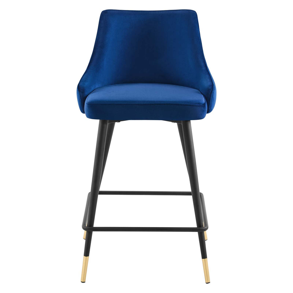 Adorn Performance Velvet Counter Stool Set of 2 By Modway - EEI-4594 | Counter Stools | Modishstore - 14