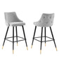 Adorn Performance Velvet Bar Stool Set of 2 By Modway - EEI-4595 | Bar Stools | Modishstore - 1