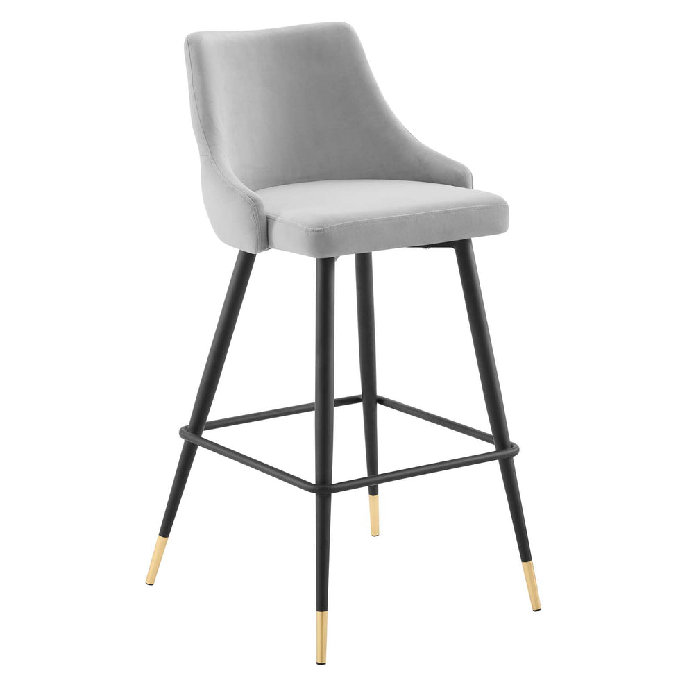 Adorn Performance Velvet Bar Stool Set of 2 By Modway - EEI-4595 | Bar Stools | Modishstore - 3