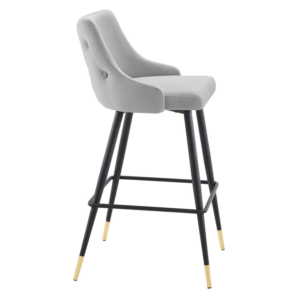 Adorn Performance Velvet Bar Stool Set of 2 By Modway - EEI-4595 | Bar Stools | Modishstore - 4