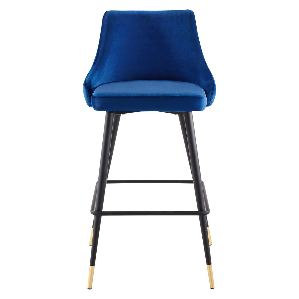Adorn Performance Velvet Bar Stool Set of 2 By Modway - EEI-4595 | Bar Stools | Modishstore - 14