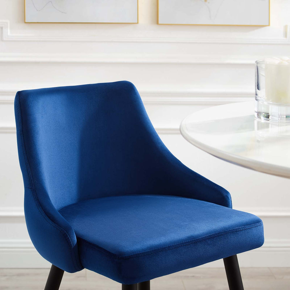 Adorn Performance Velvet Bar Stool Set of 2 By Modway - EEI-4595 | Bar Stools | Modishstore - 16