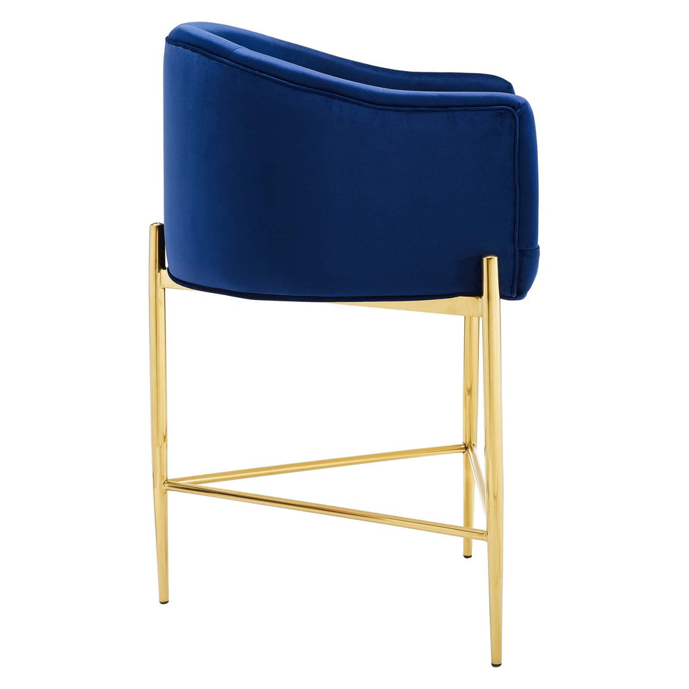 Savour Tufted Performance Velvet Counter Stool Set of 2 By Modway - EEI-4596 | Counter Stools | Modishstore - 12