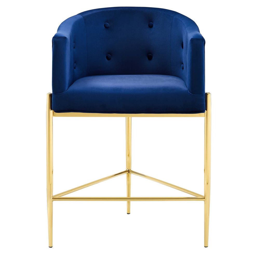 Savour Tufted Performance Velvet Counter Stool Set of 2 By Modway - EEI-4596 | Counter Stools | Modishstore - 14