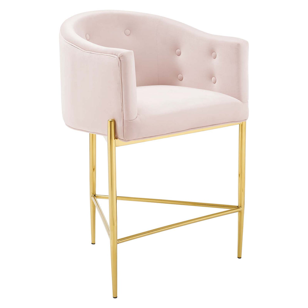 Savour Tufted Performance Velvet Counter Stool Set of 2 By Modway - EEI-4596 | Counter Stools | Modishstore - 19
