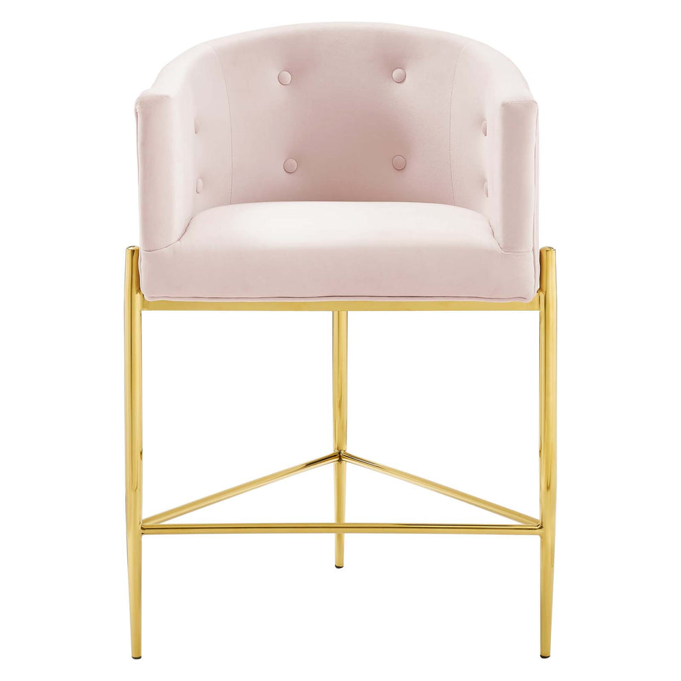 Savour Tufted Performance Velvet Counter Stool Set of 2 By Modway - EEI-4596 | Counter Stools | Modishstore - 22