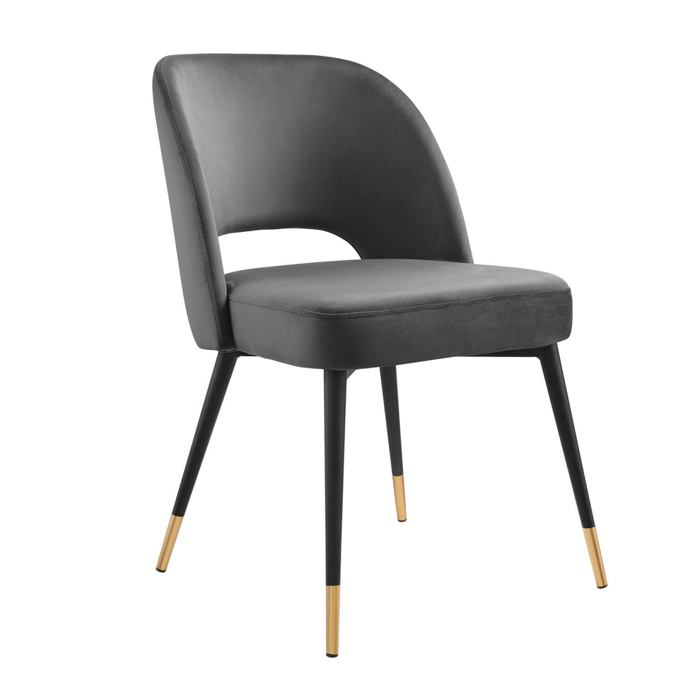 Modway Rouse Performance Velvet Dining Side Chairs - Set of 2 - EEI-4599 | Dining Chairs | Modishstore - 5