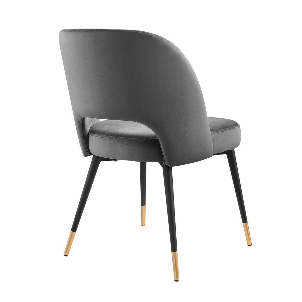 Modway Rouse Performance Velvet Dining Side Chairs - Set of 2 - EEI-4599 | Dining Chairs | Modishstore - 4