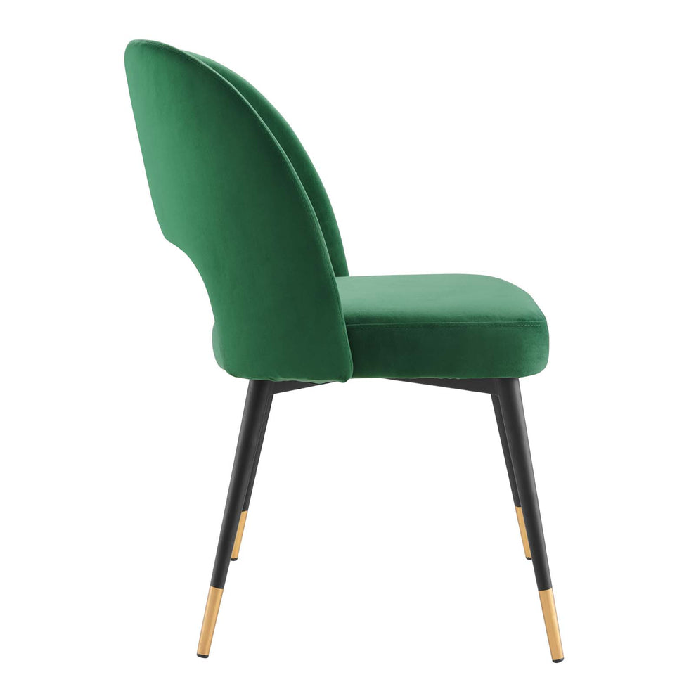 Modway Rouse Performance Velvet Dining Side Chairs - Set of 2 - EEI-4599 | Dining Chairs | Modishstore - 8