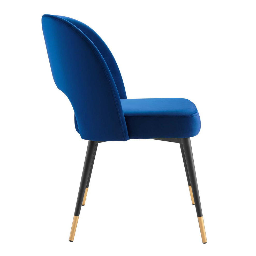 Modway Rouse Performance Velvet Dining Side Chairs - Set of 2 - EEI-4599 | Dining Chairs | Modishstore - 15