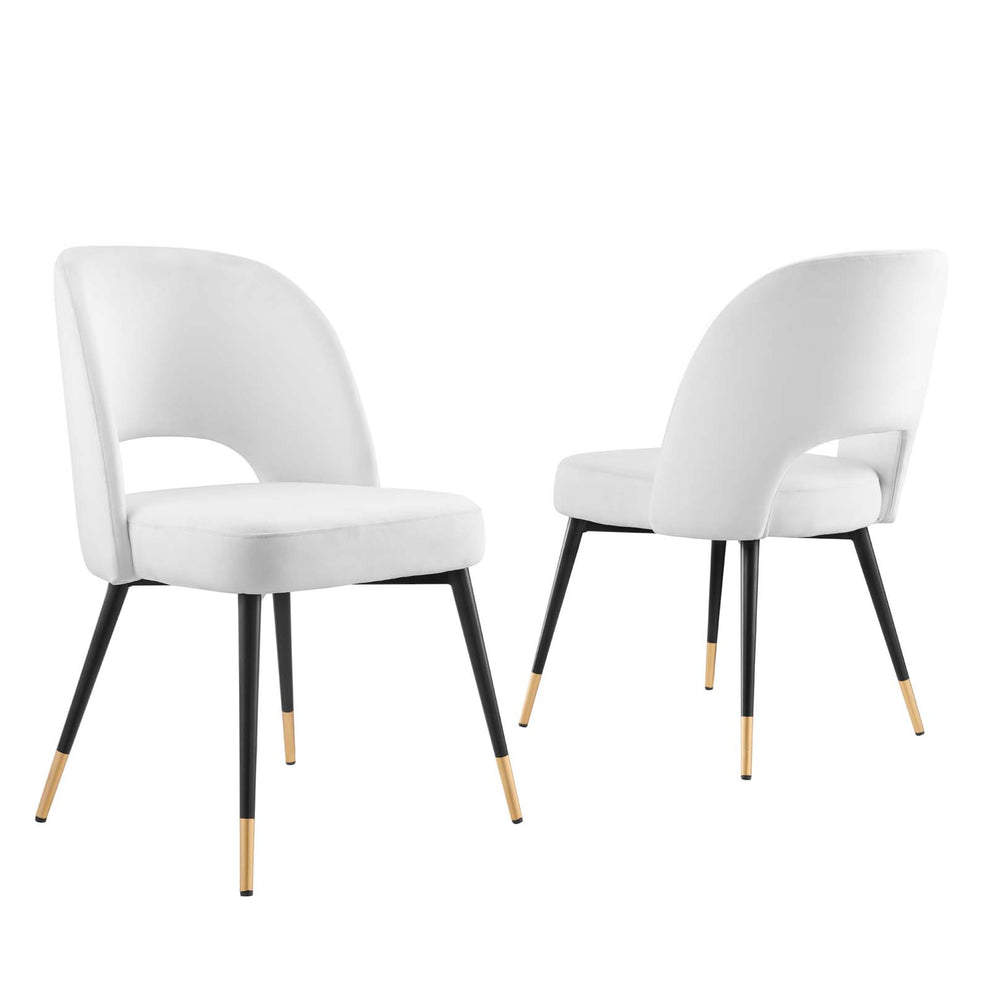 Modway Rouse Performance Velvet Dining Side Chairs - Set of 2 - EEI-4599 | Dining Chairs | Modishstore - 17