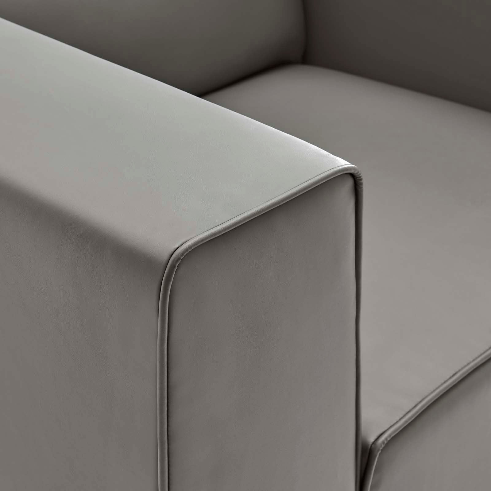 Mingle Vegan Leather Armchair By Modway - EEI-4620 | Armchairs | Modishstore - 6