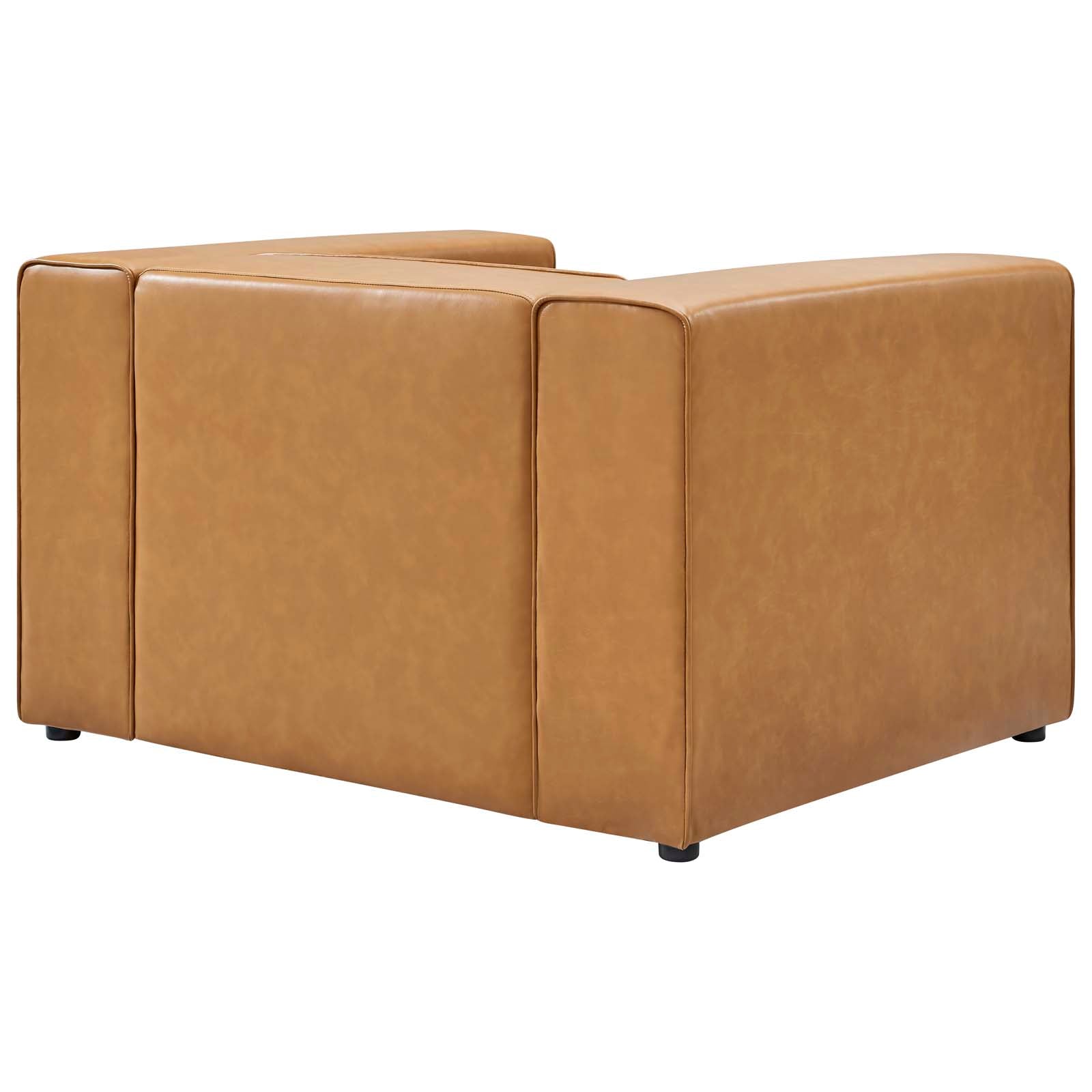 Mingle Vegan Leather Armchair By Modway - EEI-4620 | Armchairs | Modishstore - 9