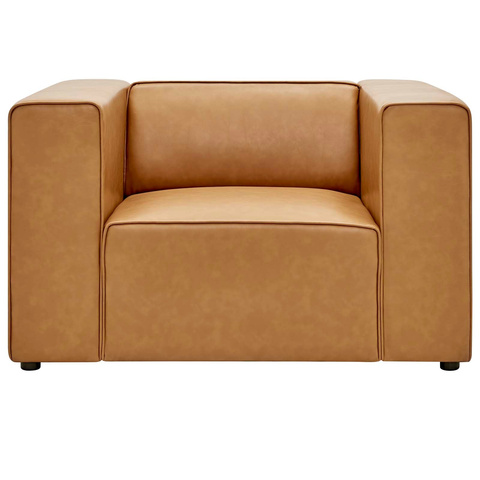 Mingle Vegan Leather Armchair By Modway | Armchairs | Modishstore-10